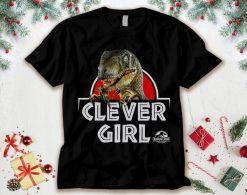 Jurassic Park Velociraptor Real Clever Graphic T-Shirt