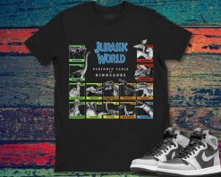 Jurassic World Periodic Table of Dinosaurs Graphic T-Shirt