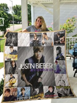 Justin Bieber Albums Quilt Blanket