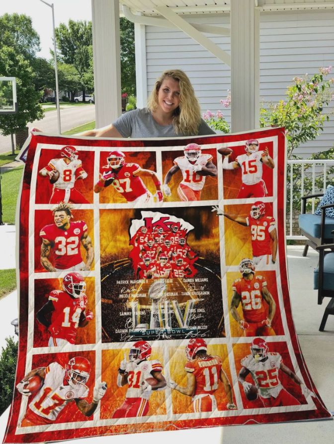 Kansas City Chiefs All Star Quilt Blanket