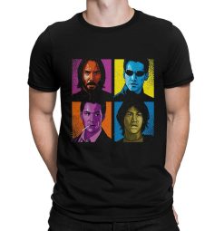 Keanu Reeves Moovies Pop Art T-Shirt