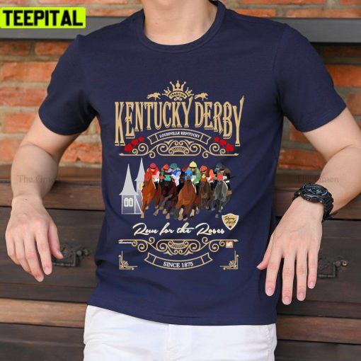 Kentucky Derby Run For The Roses Horse Racing Unisex T-Shirt