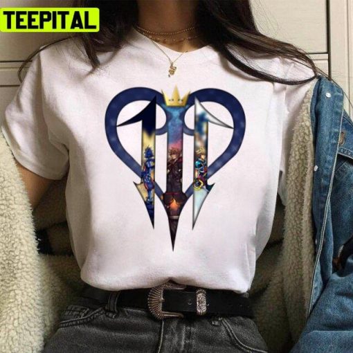 Kingdom Hearts Trilogy Symbol Design Unisex T-Shirt