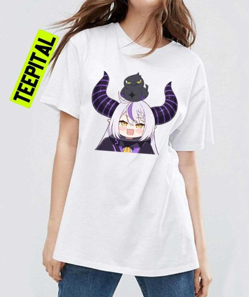 Laplus Darkness Chibi Big Horns Holox Hololive Unisex T-Shirt