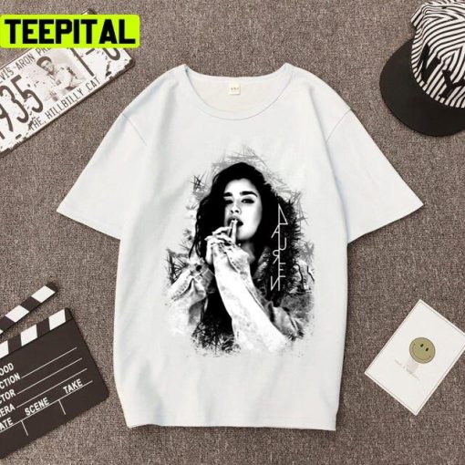 Lauren Jauregui Black And White Portrait Unisex T-Shirt