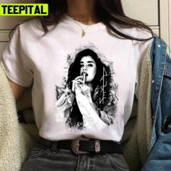 Lauren Jauregui Black And White Portrait Unisex T-Shirt