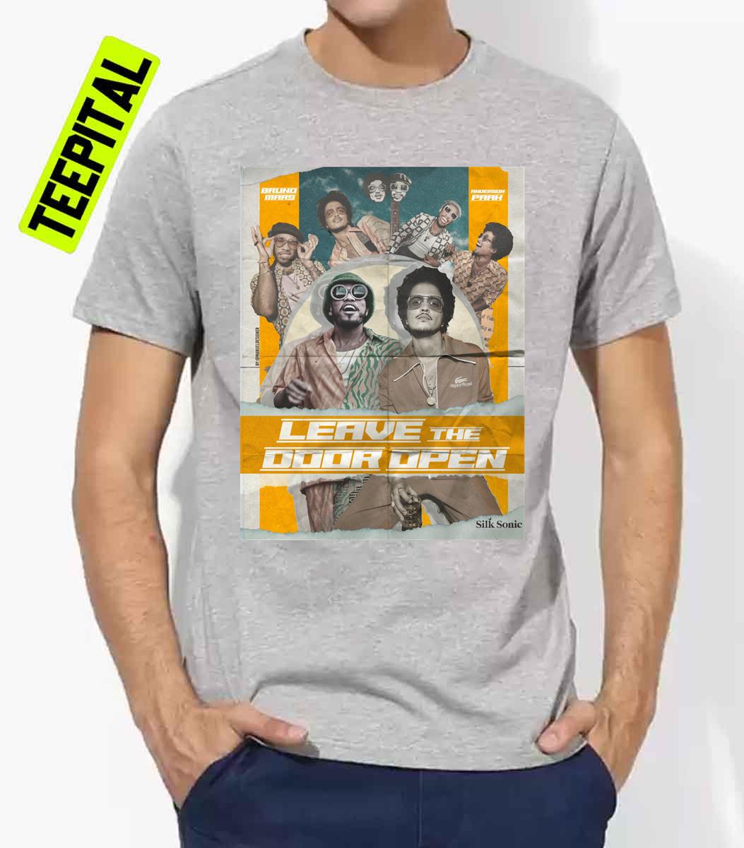 Leave The Door Open Bruno Mars And Anderson Paak Silk Sonic Unisex T-Shirt