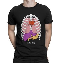 Lets Hug Anatomic Funny T-Shirt