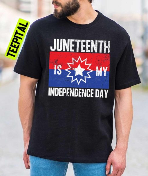 Liberation Day Juneteenth Is My Independence Day Flag 1865 Unisex T-Shirt