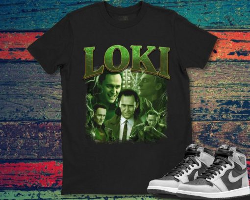 Loki Poster Graphic Marvel Avenger Unisex Gift T-Shirt