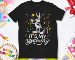 Looney Tunes Bugs Bunny Its My Birthday Holiday Birthday Party Shirt