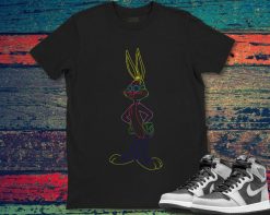 Looney Tunes Bugs Bunny Neon Outline Shirt