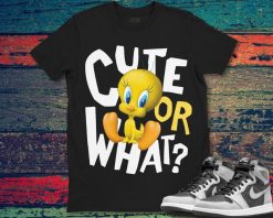 Looney Tunes Tweety Cute or What Disney Unisex Gift T-Shirt