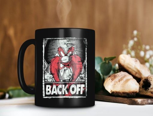 Looney Tunes Yosemite Sam Back Off Mug Looney Tunes Lover Mug Yosemite Sam Premium Sublime Ceramic Coffee Mug Black