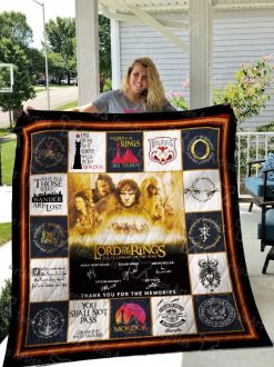 Lord Of The Rings Quilt Blanket