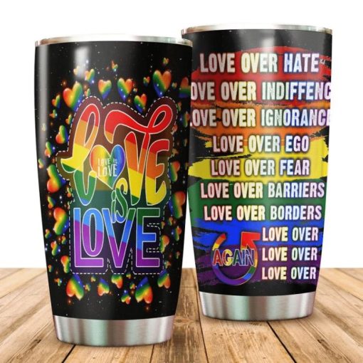 Love Is Love Stainless Steel Cup