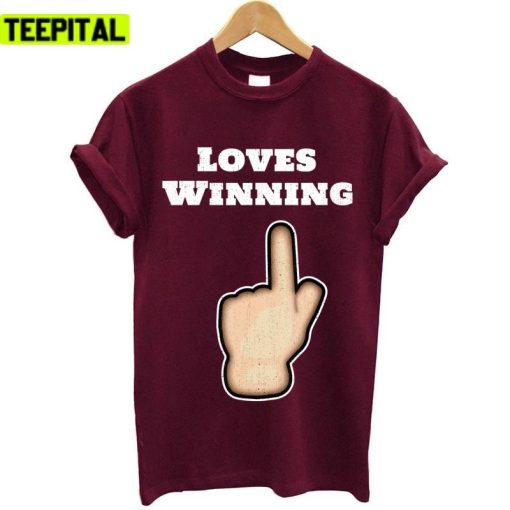 Loves Winning Success Pointing Finger Pro Trump Unisex T-Shirt