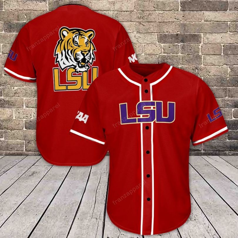 Lsu Tigers Personalized 3d Baseball Jersey 245 – Teepital