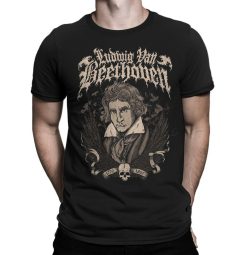 Ludwig van Beethoven Heavy Metal Style T-Shirt