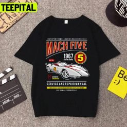 Mach Five Speed Racer Retro 1967 Design Unisex T-Shirt