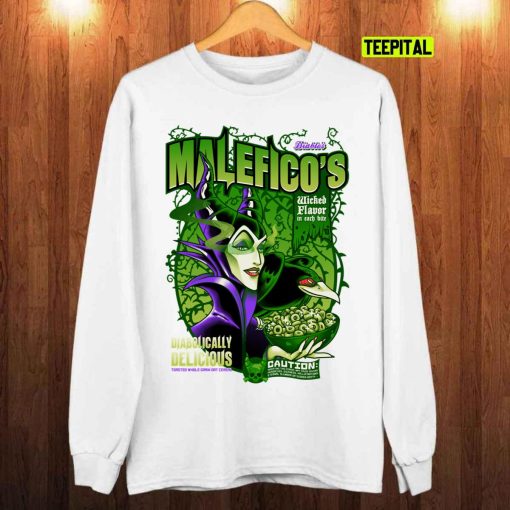 Malefico’s Cereal Colorfully Illustrated Unisex T-Shirt
