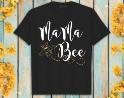 Mama Bee Vintage Mothers Day Mom Gift Unisex T-Shirt