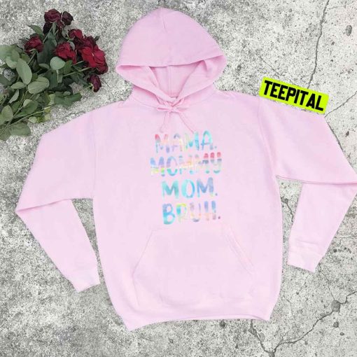 Mama Mommy Mom Bruh Mommy And Me Funny Boy Mom Life Unisex T-Shirt