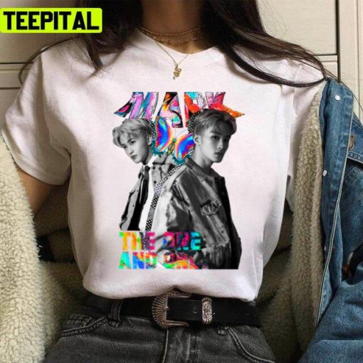 Mark Korean Kpop Floral Design Unisex T-Shirt