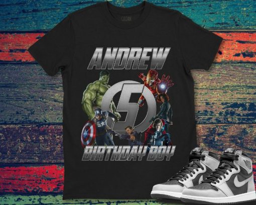 Marvel Avengers Birthday Boy T-Shirt