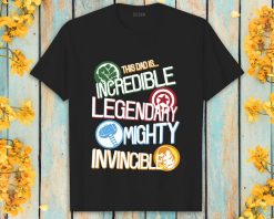 Marvel Avengers Fathers Day Dad Words T-Shirt