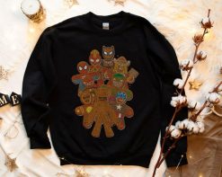 Marvel Avengers Gingerbread Cookie Cluster T-Shirt