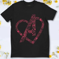 Marvel Avengers Heart Logo Valentines Day T-Shirt