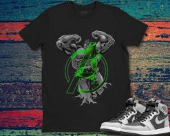 Marvel Avengers Hulk Jump Smash Portrait T-Shirt