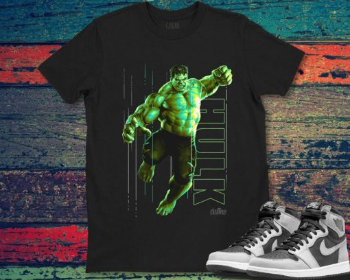 Marvel Infinity War Incredible Hulk Jump Smash Unisex Gift T-Shirt