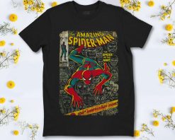 Marvel Spider-Man Comic Book Anniversary Graphic T-Shirt