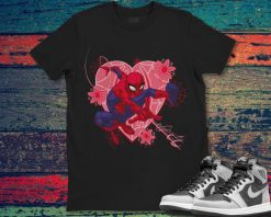 Marvel Spider-Man Hearts and Flowers T-Shirt