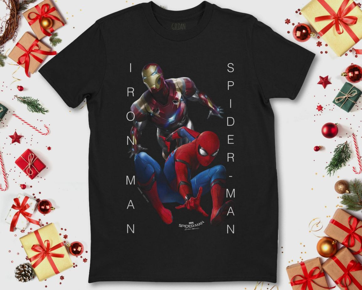 Marvel Spider-Man Homecoming Iron Man The Dream Team Unisex T-Shirt