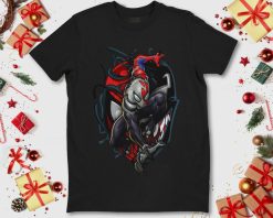 Marvel Spider-Man Maximum Venom Spider-Man Action Shot Unisex T-Shirt