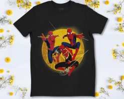 Marvel Spider-Man No Way Home Spider-Men In Action T-Shirt