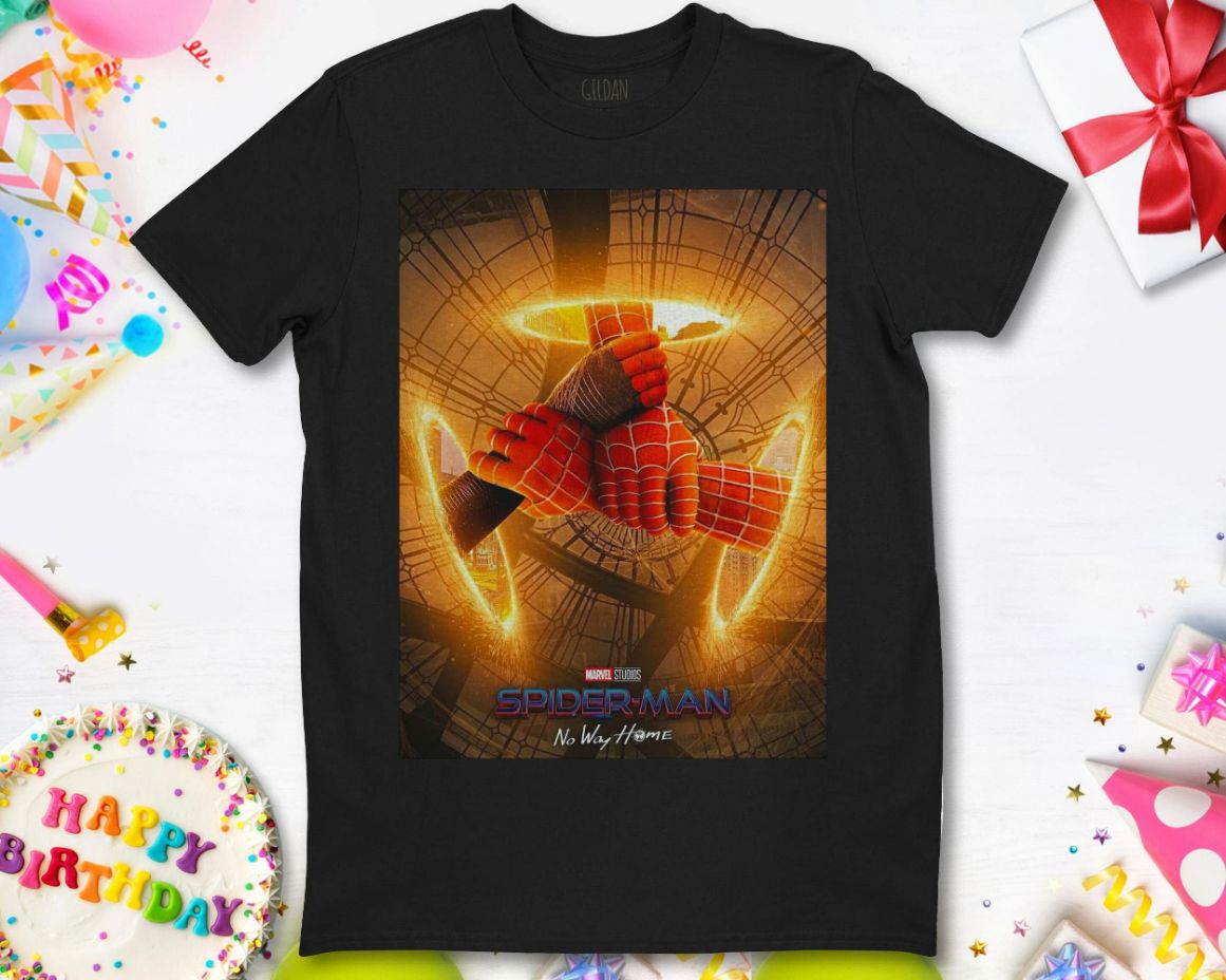 Marvel Spider-man No Way Home Spidey Multiverse Graphic Poster Shirt