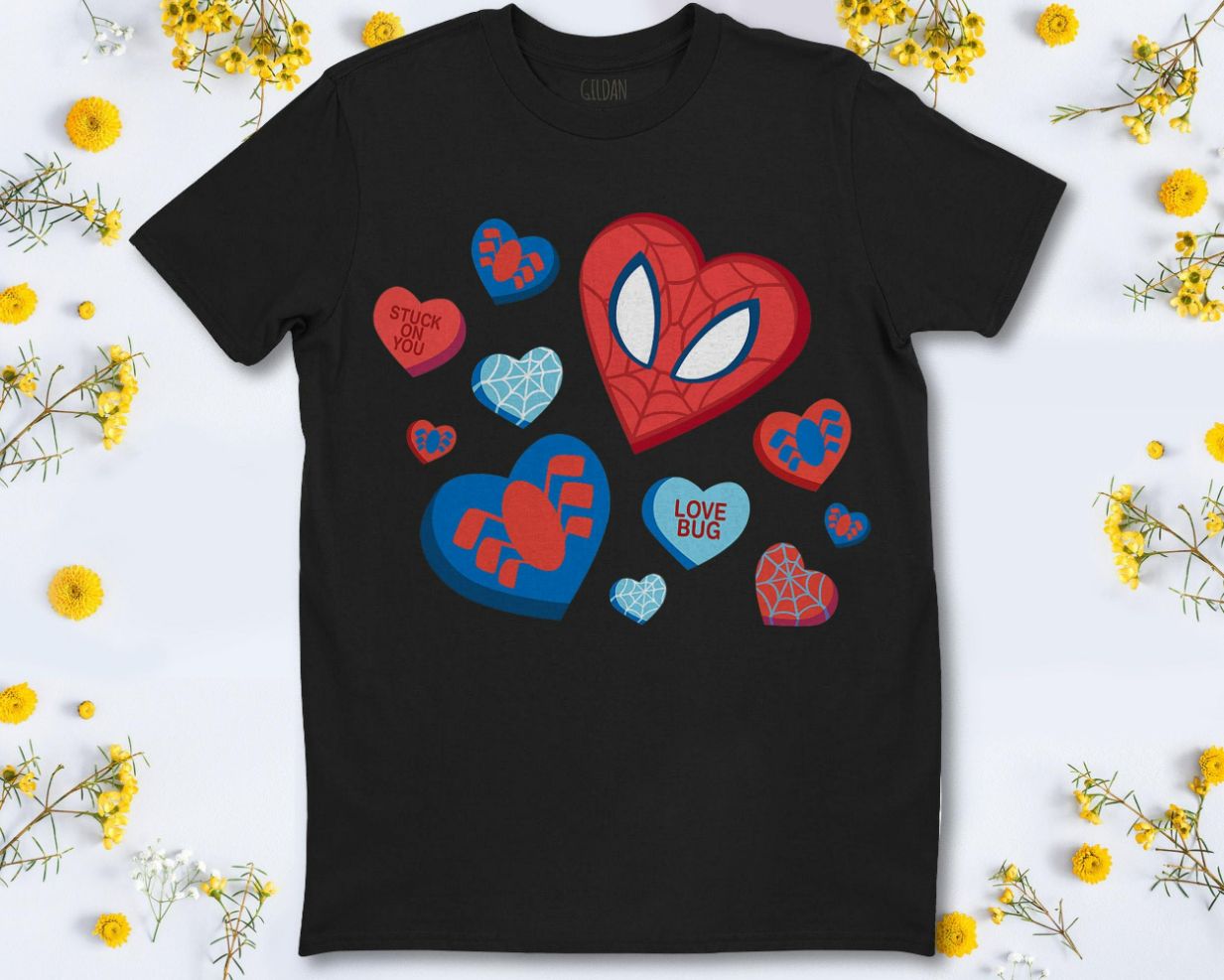 Marvel Spider-Man Spidey Hearts T-Shirt