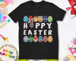 Marvel Super Heroes Easter Avengers Eggs Happy Easter Basket T-Shirt