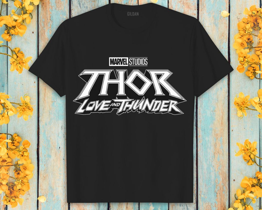 Marvel Thor Love And Thunder Dark Logo Unisex T-Shirt