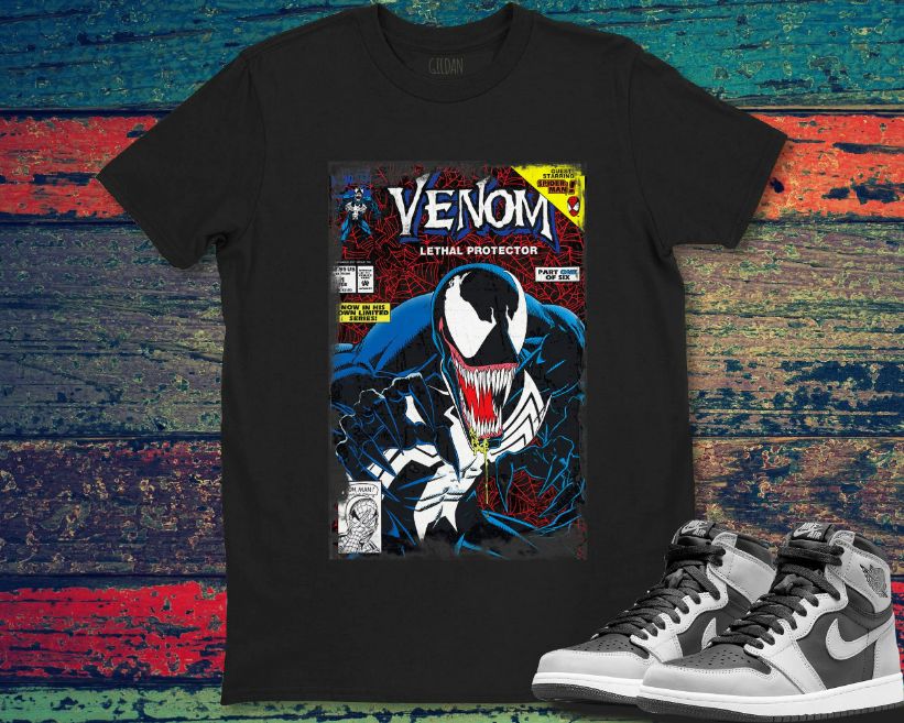 Marvel Venom Vintage Comic Book Cover Vintage Unisex Gift T-Shirt