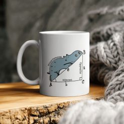 Math Science Hippotenuse Adjacent Opposite Mathematics Ceramic Coffee Mug