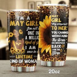 May Black Girl Queen Stainless Steel Cup