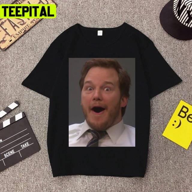 Meme Chris Pratt Surprised Design Unisex T-Shirt