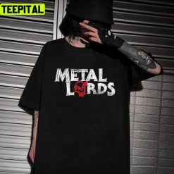 Metal Lords Skull Logo Design Unisex T-Shirt