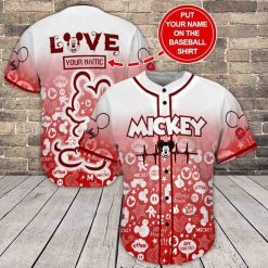 Mickey Baseball Jersey Personalized Limited 18