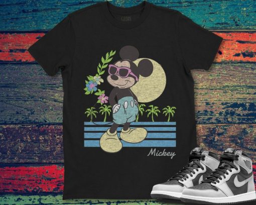 Mickey Mouse Classic Pose Moon Disney Mickey And Friends  Unisex T-Shirt
